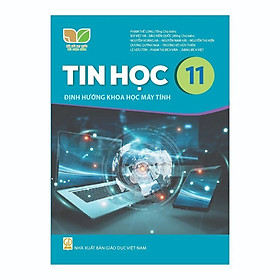 Sách – Tin học 11 định hướng khoa học máy tính Kết nối và 2 tập giấy kiểm tra kẻ ngang vỏ xanh