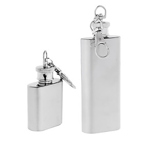 Mini Hip Flask Flagon Drinkware Key-chain Best Gift Supply 28ml+56ml