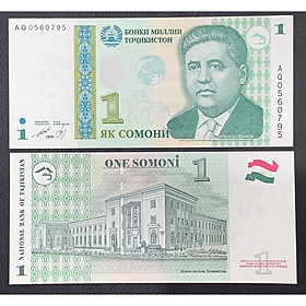 Mua Sưu tầm tiền đất nước Tajikistan 1 Somoni xưa 1999   tiền châu Á   Mới 100% UNC