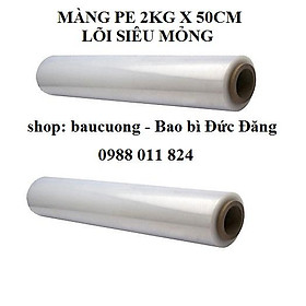 Mua Màng nilon PE  Màng chít bọc hàng  Màng PE cuốn pallet