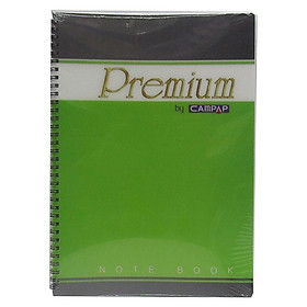 Sổ Gáy Xoắn Bìa Nhựa Campap A4 - CA3197 - Xanh Lá