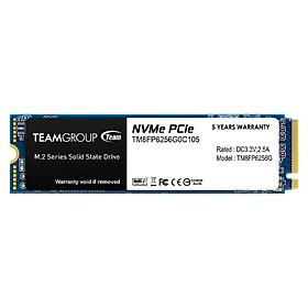 Ổ cứng SSD TeamGroup 256G MP33 M.2 PCIe Gen3x4 - Hàng Chính Hãng