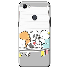 Ốp in cho Oppo F5 Youth 3 Chú Gấu 3 - Hàng chính hãng
