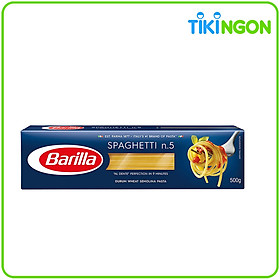 Mì Barilla Sợi Hình Ống Sợi Vừa Số 5 Spaghetti 500g