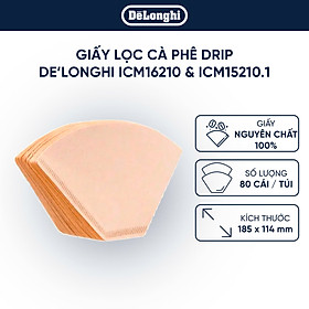 Mua Giấy lọc cà phê dành cho máy pha cà phê drip DeLonghi ICM16210  ICM15210 (80 tờ/ túi)