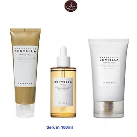 Bộ 3 Sản Phẩm Dưỡng Da Giảm Mụn Skin1004 Madagascar Centella (Sữa rửa mặt 125ml + Serum 55ml hoặc 100ml + Kem Soothing 75ml)