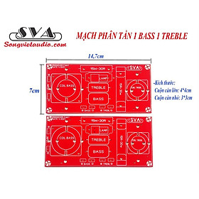 Mua MẠCH IN  MẠCH PCB PHÂN TẦN 1 BASS 1 TREBLE - LỌC BẬC 2 CHUẨN