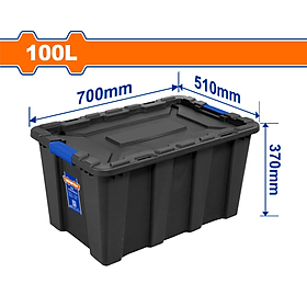 Mua HỘP NHỰA TRỮ KHO ĐEN 100L WTB331B WADFOW - HÀNG CHÍNH HÃNG