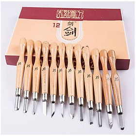 Mua Bộ 12 dao đục khắc gỗ mỹ nghệ