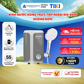 Mua Bình nước nóng trực tiếp Rossi RIS-450 không bơm - Hàng chính hãng  Bảo hành 1 năm  Giao hàng toàn quốc