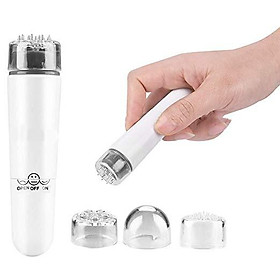 Máy massage mặt cầm tay 4 đầu giúp giảm mệt mỏi làm đẹp da xóa thâm quầng mắt