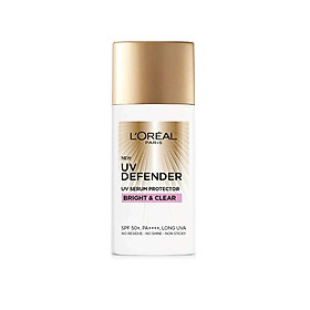 Kem Chống Nắng L’Oréal Paris UV Defender SPF50+ PA++++ Bright & Clear Nâng Tông Giảm Thâm 50ml