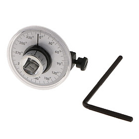 360 ° 1/2 "drive Protractor Measuring Angle