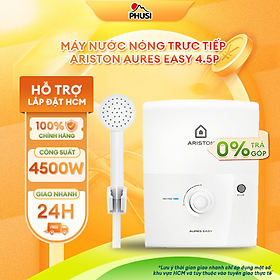 Mua Máy nước nóng trực tiếp Ariston AURES EASY 4.5P - Hàng Chính Hãng