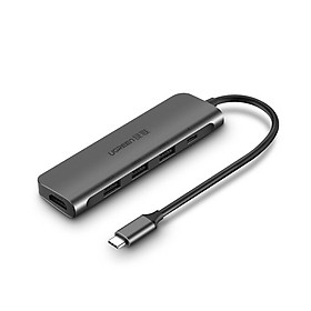 Mua Thiết bị mở rộng USB type-C sang HDMI/ Hub USB 3.0 hỗ trợ sạc cổng USB-C Ugreen UG-50209 chính hãng