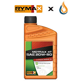 Dầu nhớt xe máy Rymax Motrax 4T ( Chai 0.8L, 1L ) - Dầu gốc khoáng