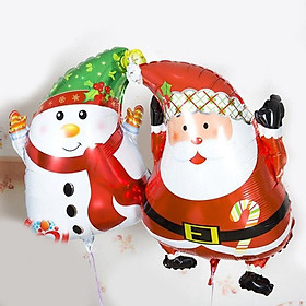 Ông già noel bóng bay nhựa hơi