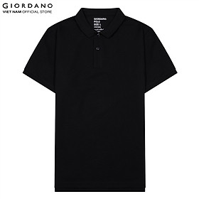 Áo thun nam có cổ trơn polo giordano 01012018