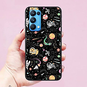 Ốp lưng dành cho điện thoại Oppo Reno 5 Hình Hệ Không Gian Vũ Trụ