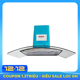Máy hút mùi kính cong Sunhouse SHB6629-70C - Hàng chính hãng
