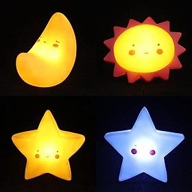 Mua Đèn Ngủ Led Silicon Cao Su Siêu Dễ Thương Cho Bé Yêu Hình Ngôi Sao Màu Ngẫu Nhiên