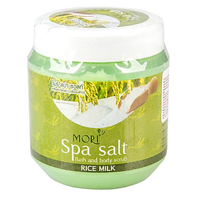 Muối Tắm Spa Mori Sữa Gạo Mori Spa Salt - Rice Milk (700ml)