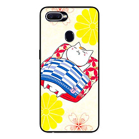 Ốp Lưng in cho Oppo A5s Mẫu Mèo May Mắn 1 - Hàng Chính Hãng