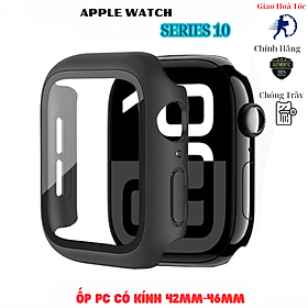 Ốp Case Siêu Mỏng Kính Cường Lực Glass Dành Cho Apple Watch Series 10 Size 42mm-46mm_ Hàng Chính Hãng