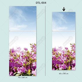 Decal dán tủ lạnh chất liệu cao cấp - Decal dán tủ lạnh họa tiết sang trọng - DTL-004
