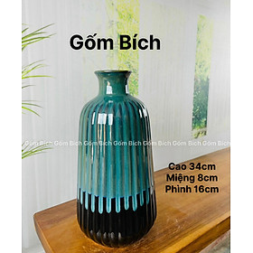Mua Bình Hoa Lọ Hoa Dáng Lá Dừa Cắm Đào Lựu tuyết Mai Thanh Liễu Gốm Sứ Bát Tràng