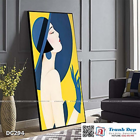 Mua Tranh đơn canvas treo tường Decor Cô gái nghệ thuật - DC294