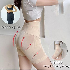 Quần gen bụng dưới, nâng mông - Định hình bụng - Cạp cao, đai cao su non - Hỗ trợ giảm mỡ, chống cuộn