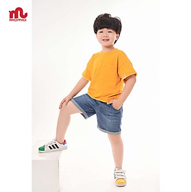 Quần short jean cho bé trai 3-11 tuổi 15-40kg RIOMIO sooc bò ống rộng cạp