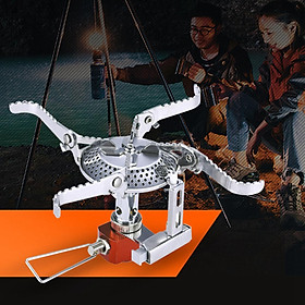Portable Camping Gas Stove, Backpacking Stove with Ignition Outdoor Cooker Burner Camping Stove for Fishing Picnic Accessories