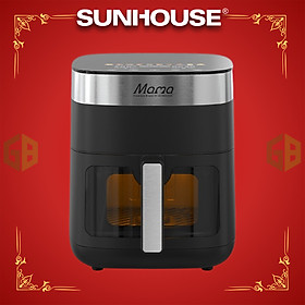Mua Nồi chiên không dầu 6.5L Sunhouse Mama SHD4092- Gia nhiệt kép - Cảm ứng - Cửa khoang chiên trong suốt  dễ quan sát - Hàng chính hãng