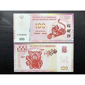 Mua Tiền Con Mèo Macao kỷ niệm 2023 Mệnh Giá 100 Lì Xì Tết độc đáo