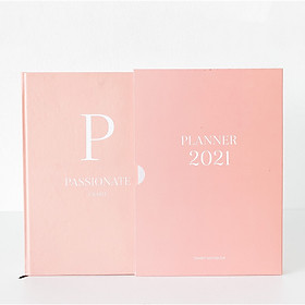 Sổ tay Planner 2021 Crabit Notebuck - Sổ Kế hoạch 2021 Bìa cứng - Lịch năm, tháng, tuần, trang dot, bản đồ Việt Nam