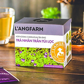 Trà nhân trần túi lọc L angfarm, 20 tép, hộp