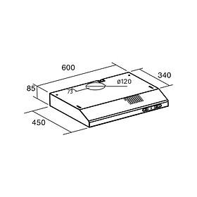 Mua Máy hút mùi âm tủ LF-2060 X xuất xứ Tây Ban Nha