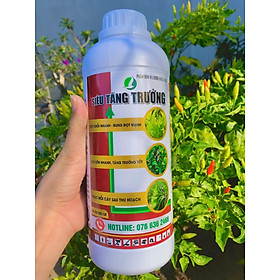 Mua PHÂN BÓN LÁ SIÊU TĂNG TRƯỞNG CHAI 1 LÍT - Giúp cây lớn nhanh  tăng trưởng tốt - Kích thích sự sinh trưởng của rễ - Thúc đẩy nhanh quá trình vọt đọt