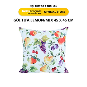 Mua Gối Tựa Trang Trí LEMON/MIX Có Dây Kéo 45x45x10 cm | Index Living Mall | Nội Thất Nhập Khẩu Thái Lan