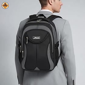 Balo đựng laptop 15 inch Xbags Naituo Đen – Balo nam đi học, đi làm cao cấp, sang trọng, thanh lịch nhiều ngăn XB2002