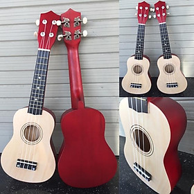 Mua Đàn ukulele soprano size 21 đỏ gỗ - Tặng 5 phụ kiện - Đàn tập chơi