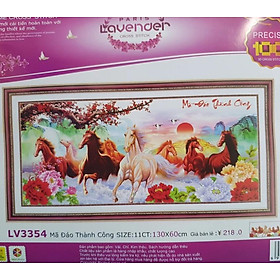 Mua Tranh thêu chữ thập mã đáo thành công LV3354 - 130 x 60 cm - chưa thêu