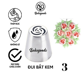 Mua Đui bắt kem 3D của Nga 6 cánh xoay dùng trang trí bánh sinh nhật hàng đúc liền khối cao cấp  không gỉ