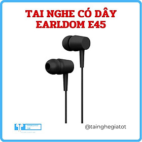 Mua Tai nghe nhét tai có dây Earldom E45 jack 3.5 chống ồn dây dài 120cm Hàng Chính Hãng