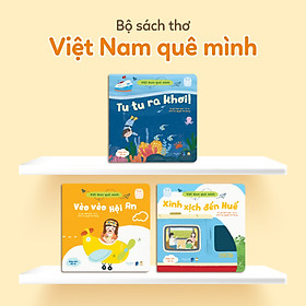 Sách Thơ Cho Bé - Set 3 Cuốn Gia Đình Bé Bỏng Đi Du Lịch (Bộ Việt Nam Quê Mình) - Truyện Tranh Cho Trẻ Tập Nói, Mầm Non 0-1-2-3-4-5-6 Tuổi