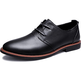 Leather business casual leather shoes student office wear-resistant non-slip leather men's shoes