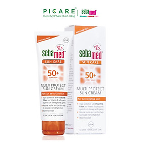 Kem Chống Nắng Sebamed Cho Da Mặt pH 5.5 SPF 50+ Sebamed Sun Care Multi Protect Sun Cream SPF 50+ Without Perfume SSP01A (75ml)