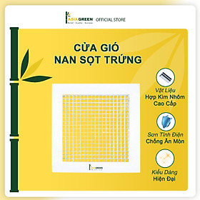 ASIA GREEN - Cửa Gió Sọt Trứng, Cửa Cấp/ Hồi, Sơn Tĩnh Điện Chống Ăn Mòn Hàng chính hãng (Bao gồm VAT)
